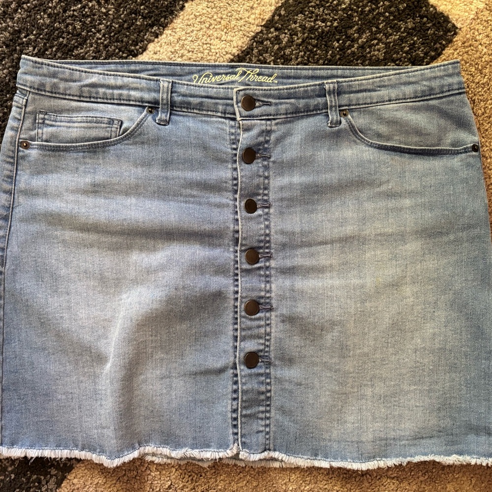 Universal Thread Blue Mini Skirt Casual